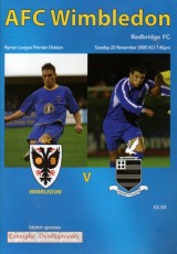 AFC Wimbledon v Redbridge
