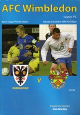 AFC Wimbledon v Leyton