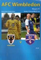 AFC Wimbledon v Margate