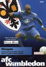 AFC Wimbledon v Margate