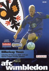 AFC Wimbledon v Billericay Town