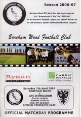 Boreham Wood v AFC Wimbledon
