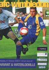 AFC Wimbledon v Havant & Waterlooville