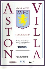 Aston Villa v Sunderland