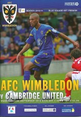 AFC Wimbledon v Cambridge United