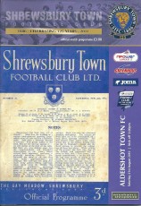 Shrewsbury Town v Aldershot Town