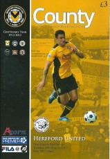 Newport County v Hereford United