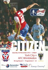 York City v AFC Wimbledon
