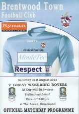 Brentwood Town v Great Wakering Rovers