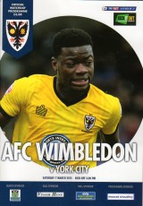 AFC Wimbledon v York City