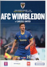AFC Wimbledon v Carlisle United