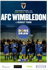 AFC Wimbledon v Crawley Town