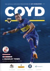 AFC Wimbledon v Crawley Town