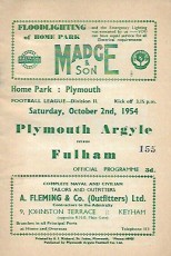 Plymouth Argyle v Fulham