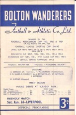 Bolton Wanderers v Liverpool