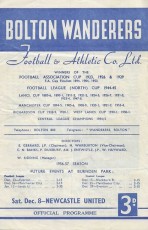 Bolton Wanderers v Newcastle United