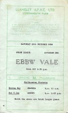Llanelli v Ebbw Vale