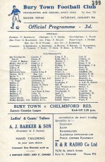 Bury Town v Chelmsford City
