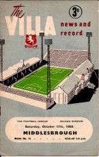 Aston Villa v Middlesbrough