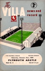 Aston Villa v Plymouth Argyle
