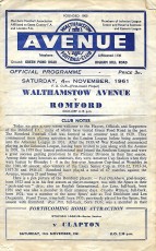 Walthamstow Avenue v Romford