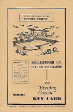 Middlesbrough v Leyton Orient