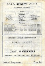 Ford United v Cray Wanderers