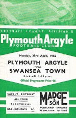 Plymouth Argyle v Swansea Town