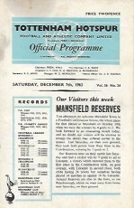 Tottenham Hotspur v Mansfield Town