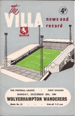 Aston Villa v Wolverhampton Wanderers