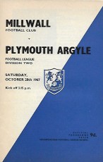 Millwall v Plymouth Argyle