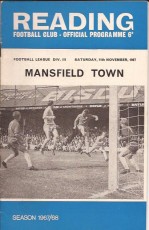 Reading v Mansfield Town