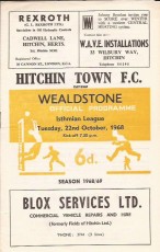 Hitchin Town v Wealdstone