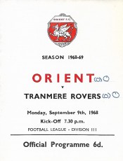 Leyton Orient v Tranmere Rovers