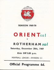 Leyton Orient v Rotherham United