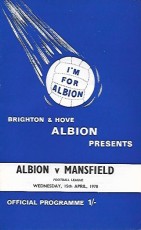 Brighton & Hove Albion v Mansfield Town