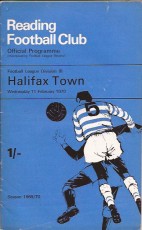 Reading v Halifax Town
