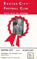 Exeter City v Aldershot Town