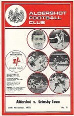 Aldershot Town v Grimsby Town