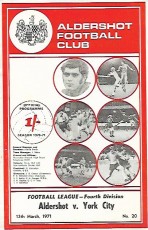 Aldershot Town v York City