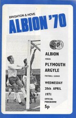 Brighton & Hove Albion v Plymouth Argyle