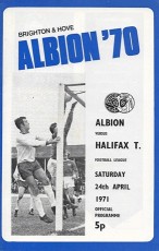 Brighton & Hove Albion v Halifax Town