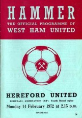 West Ham United v Hereford United