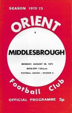 Leyton Orient v Middlesbrough