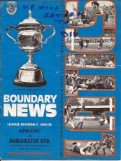 Oldham Athletic v Manchester United