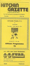 Hitchin Town v Dagenham