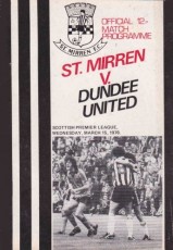 St Mirren v Dundee United