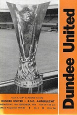 Dundee United v Anderlecht