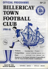 Billericay Town v Camberley Town