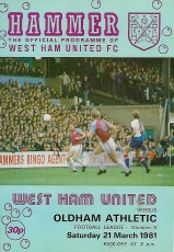 West Ham United v Oldham Athletic